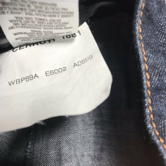 Cerruti 1881 Darkwash Jeans 33x33.5 Zipper Pockets - Picture 6 of 12